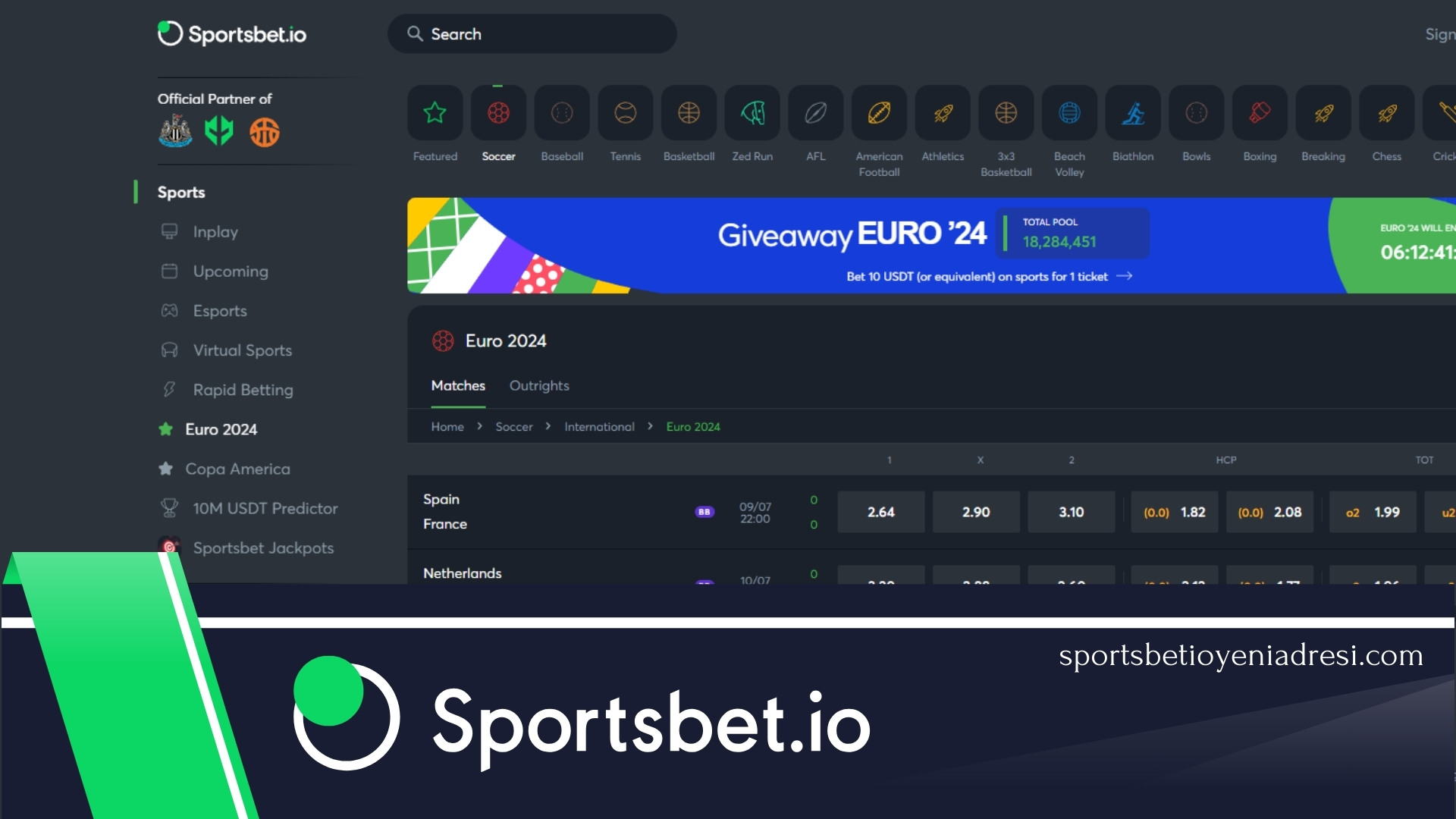 Sportsbet.io yeni adres